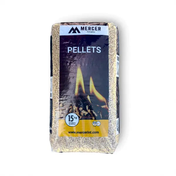 MERCER Holzpellets 6mm ENplusA1 66 x 15kg Sack - Brennholz