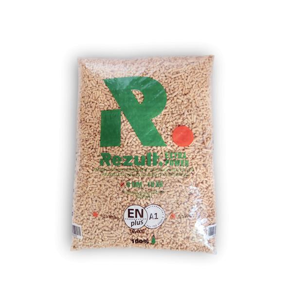 REZULT Premium Holzpellets, ENplusA1 70 x 15kg Sack - Brennholz