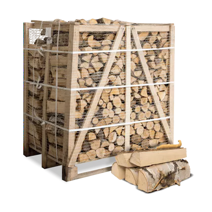 Brennholz Birke 1 RM 500 kg Heizwert: ≥ 4,2 kWh/kg  Asche: ≤ 0,5% - Brennholz
