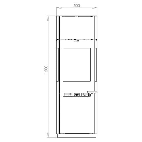 Kaminofen Aduro 9.7 | 6 kW Speicherofen - Brennholz
