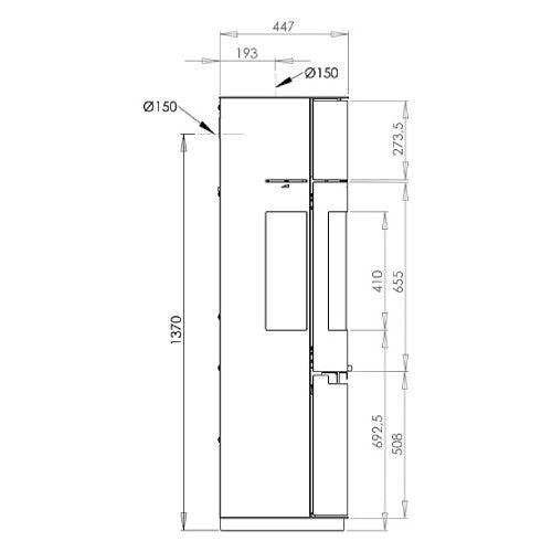 Kaminofen Aduro 9.7 | 6 kW Speicherofen - Brennholz