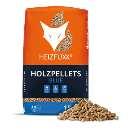 Holzpellets Blue 65 x 15 kg ENplus A1  Weichholz  Heizwert ≥ 4,6 kWh/kg - Brennholz