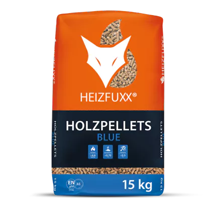 Holzpellets Blue 65 x 15 kg ENplus A1  Weichholz  Heizwert ≥ 4,6 kWh/kg - Brennholz